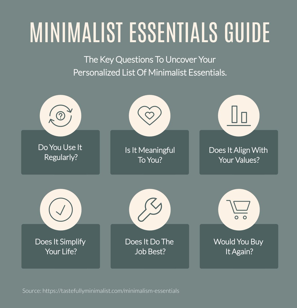 TastefullyMin's tweet photo. How To Uncover What Matters Most: A #MinimalismEssentials Guide
https://t.co/HcpvCr1VTa #MinimalistLifestyle #MindfulLiving https://t.co/B79aLvMBx1