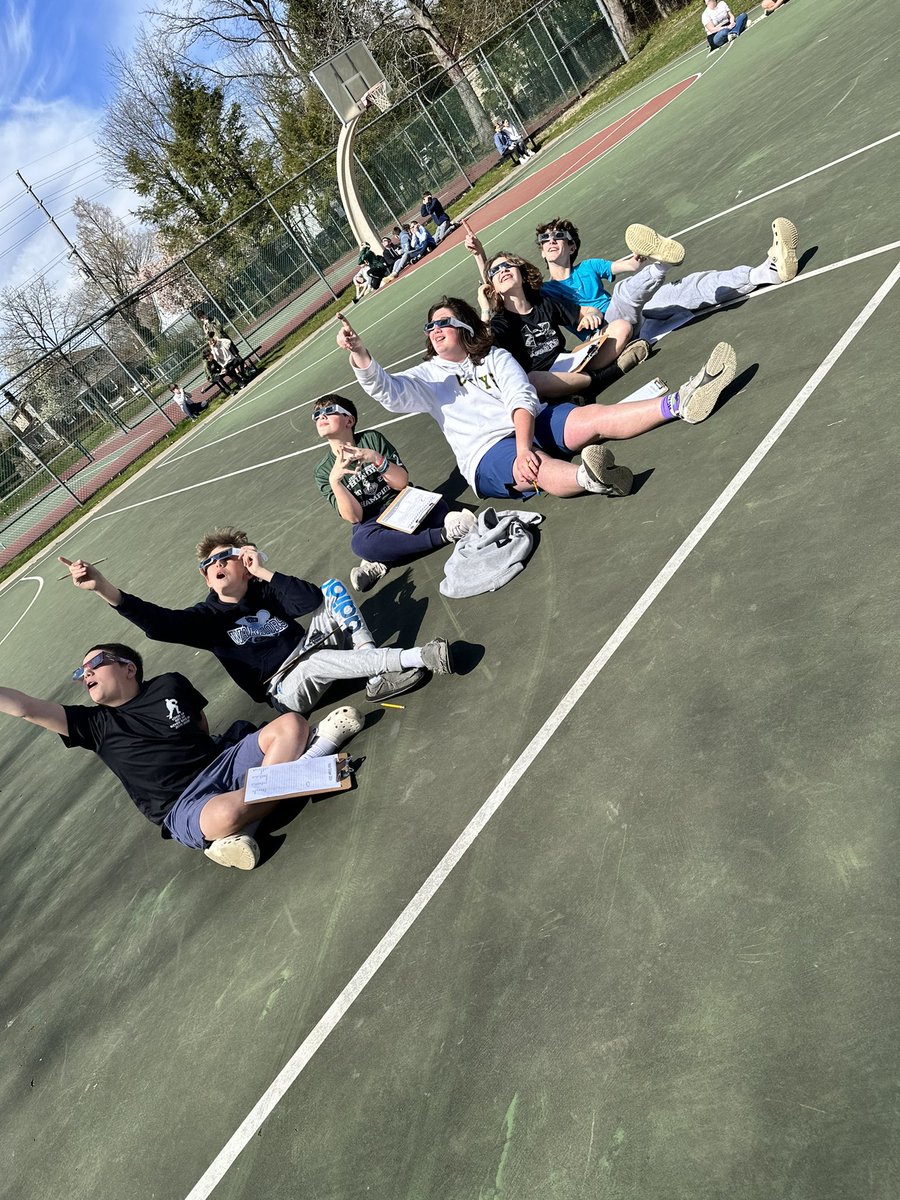 What an awesome afternoon viewing the solar eclipse! 🌞 🌚 <a href="/Warrior_News/">Markham Place School</a>