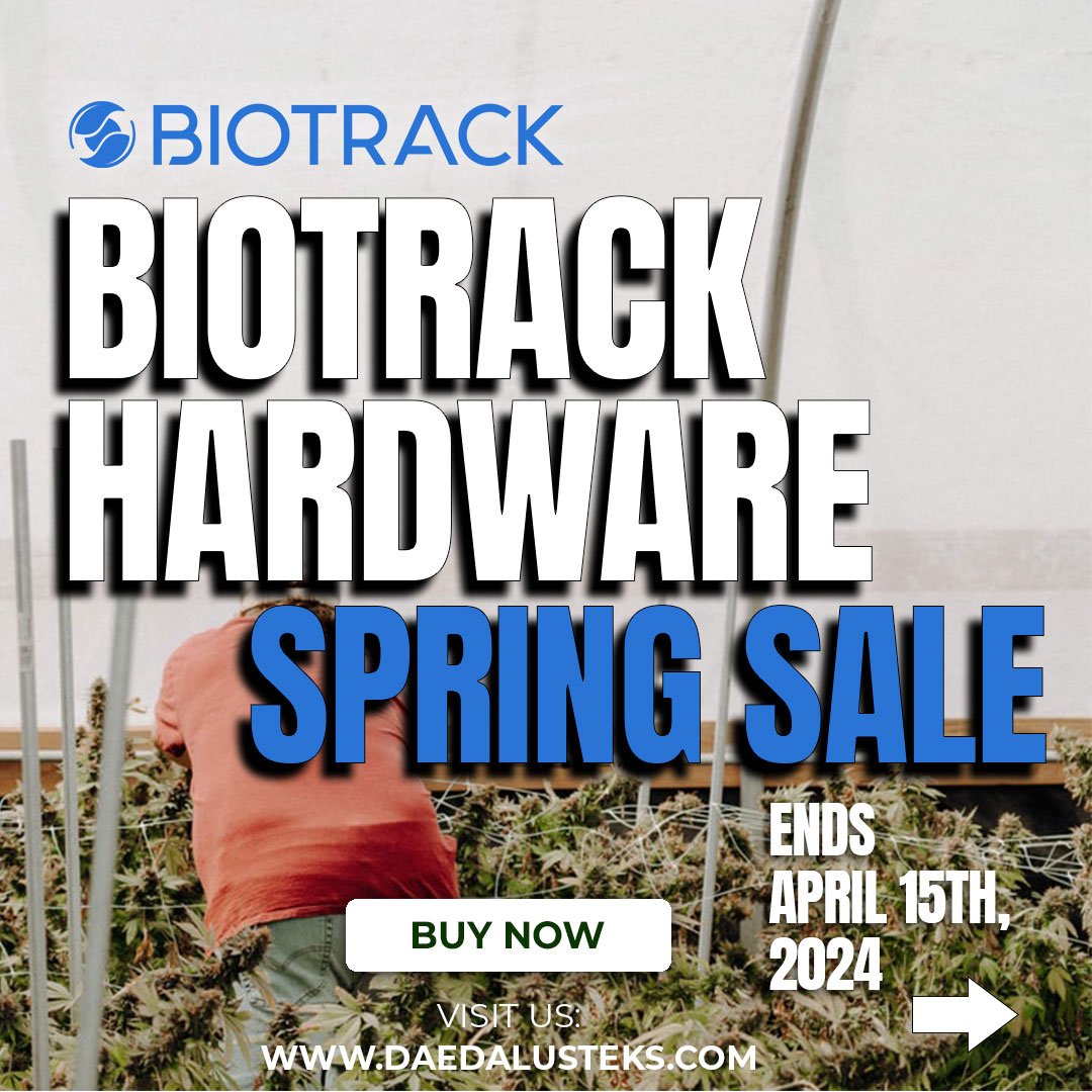 DaedalusTeks's tweet image. Dispo staff &amp;amp; canna fans, tell your bosses &amp;amp; tag your fave dispensaries about our 25% off @BioTrackTHC  tech sale! Use "BLOOMBUDS" online. Perfect for businesses in states where cannabis just became legal. Upgrade now! 🌟 #BioTrack #CannabisTech #SpringSale