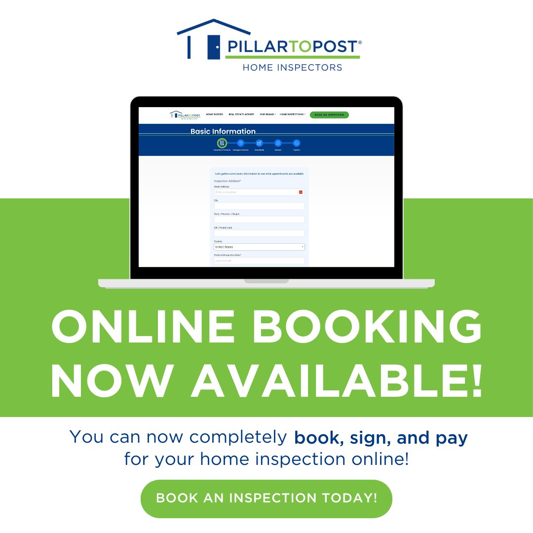 We offer online booking 24 hours a day. You can use this to get a free quote or schedule your inspection. Just visit stephenedwards.pillartopost.com. As always you can still call 469-632-1001 to book also.
#pillartopost #veteranowned #whoyouworkwithmatters