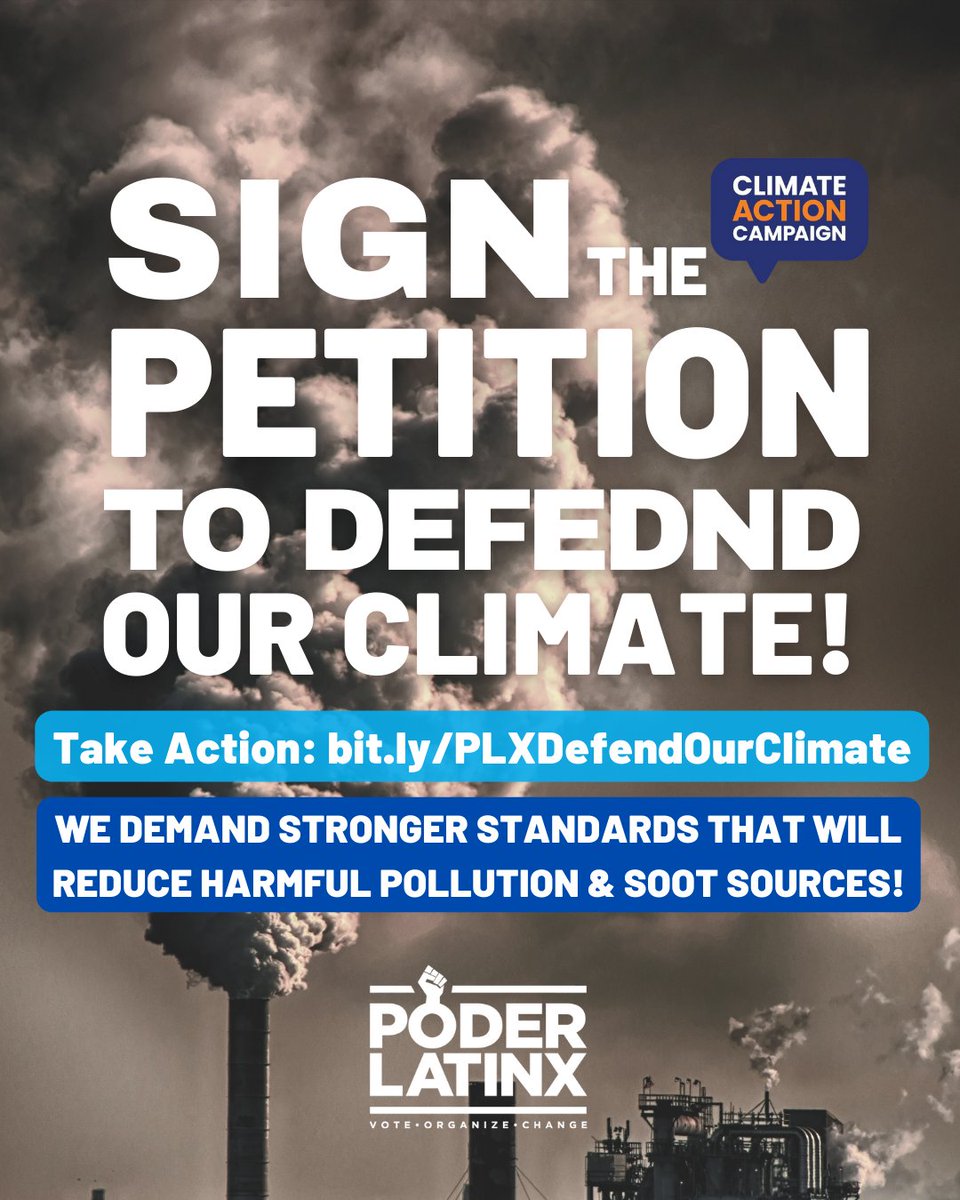 🌎 Stand up for climate action! Sign the petition urging the Administration, the EPA, and Congress to continue leading the fight against climate change by supporting stronger standards to reduce harmful pollution. SIGN 📝bit.ly/PLXDefendOurCl… #ClimateSolutionsNow #ActNow