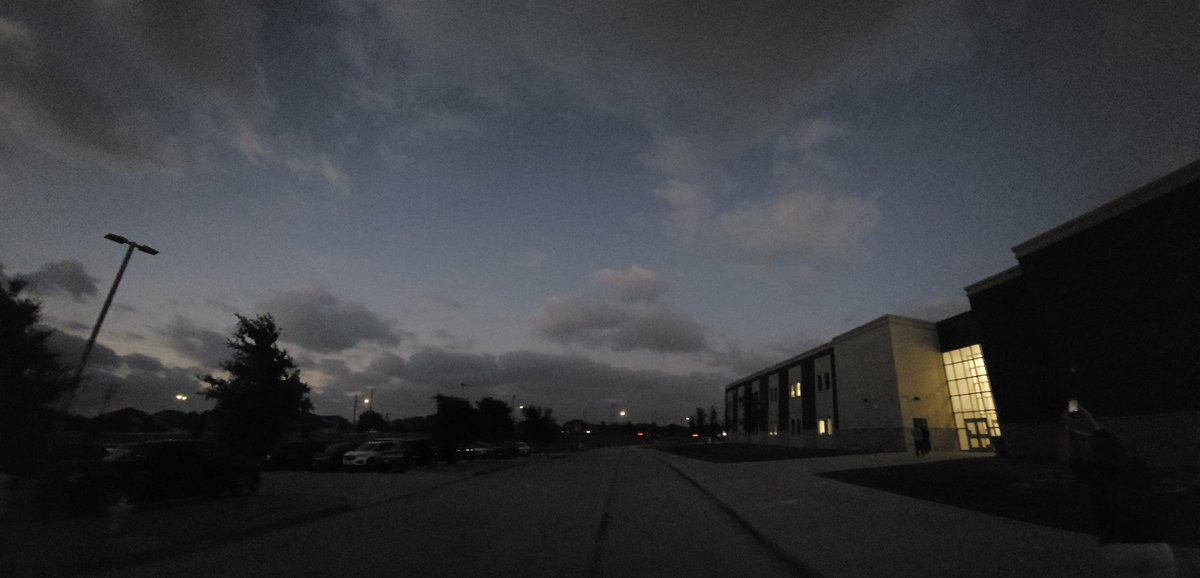 MrsMacRHHS's tweet photo. So thankful the clouds moved out of the way for totality and that @ProsperISD provided everyone eclipse viewers! What an amazing thing to see! @RockHillHS https://t.co/v2qdiL7SGO