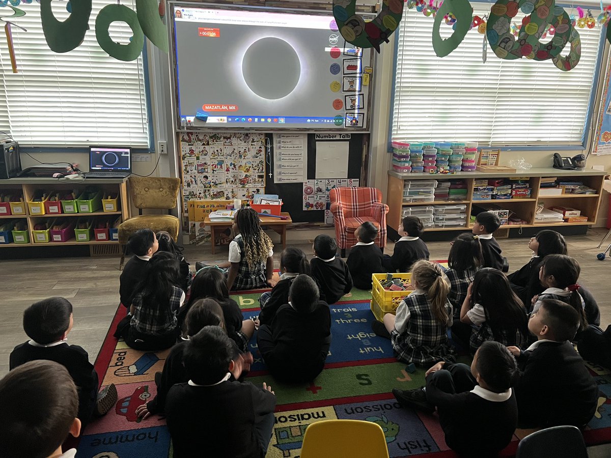 #Eclipse2024 #kindergarten #cisva @CISVA2 @OLGCSurrey #olgcbestinbc