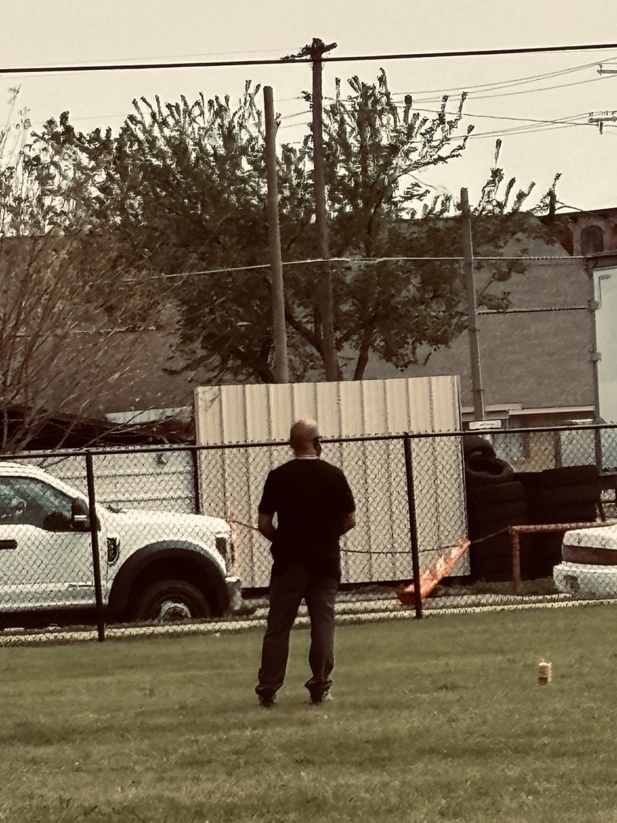 While we’re all watching,  Mr Dave is making sure all  <a href="/FinchFalcons/">Finch Elementary</a>  are safe! #finchfalcons #wearemckinney #Eclipse #MISDlivekind