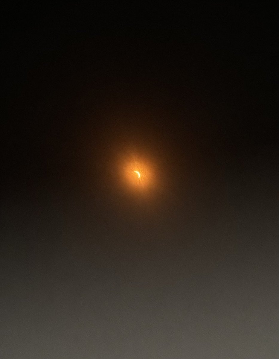 Took a photo of the eclipse