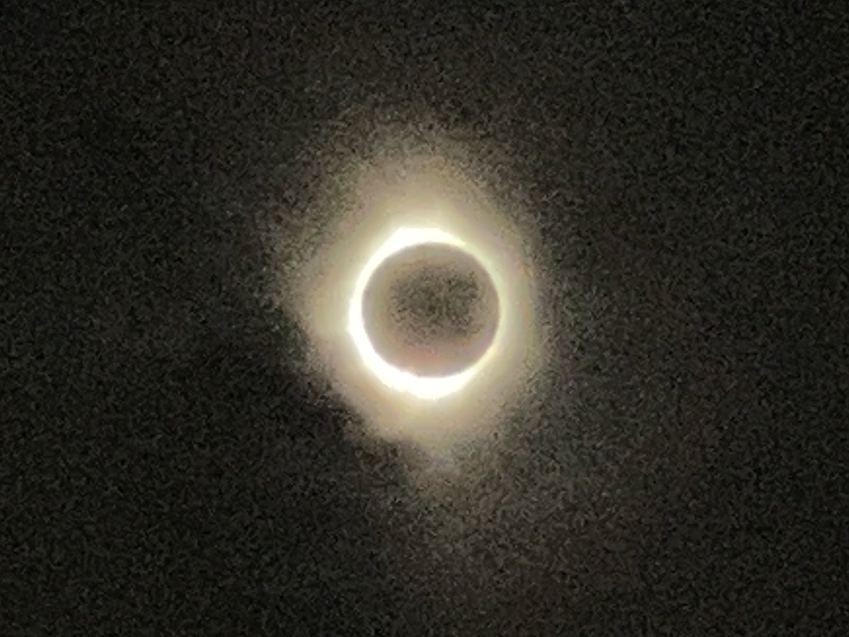 Totality!! Erie PA! #Eclipse2024 @KDKA