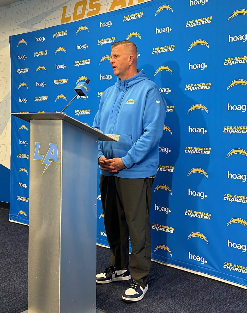 #Chargers Run game Coordinator/TE coach Andy Bischoff