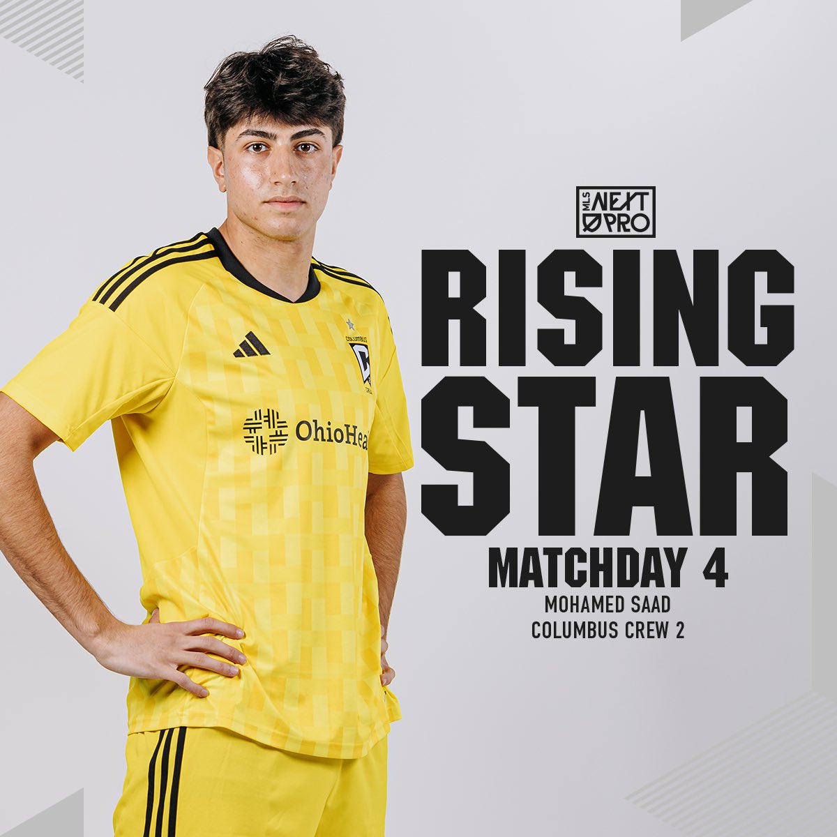 Ignited the comeback 🔥 Mohamed Saad has been named the @MLSNEXTPRO Rising Star of Matchday 4. 💫 #Crew96 | #VamosColumbus