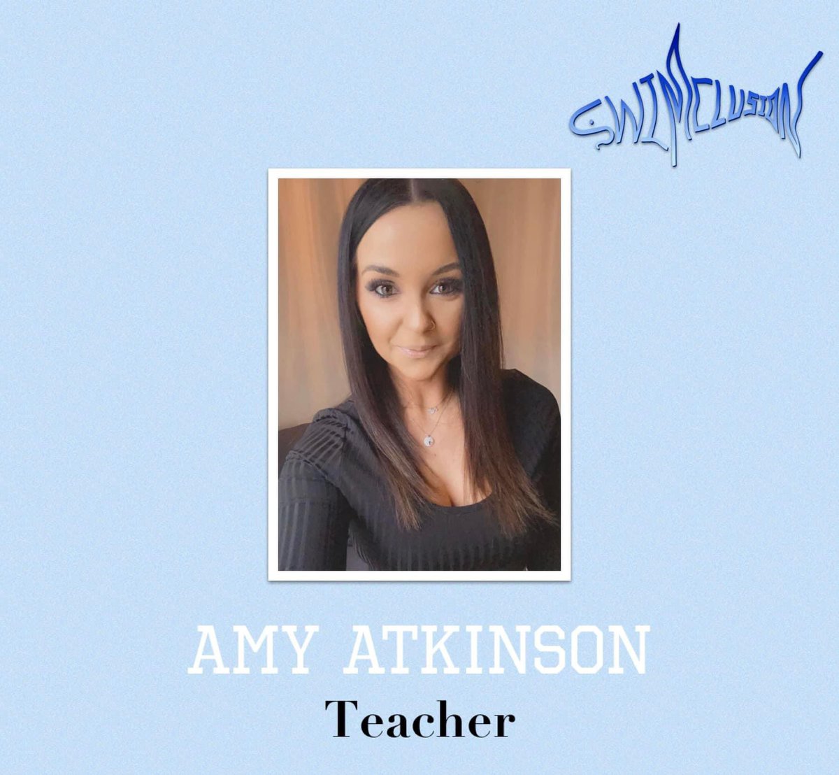 Swim_Clusion's tweet photo. Amy joins the team with lots of experience and knowledge in a multiple ASN settings. 🙌

Experience - Amy has over 12 years of experience as a swimming teacher and she currently works as a residential care worker at a school for people with sight loss 💙 https://t.co/ndWflJkQKJ