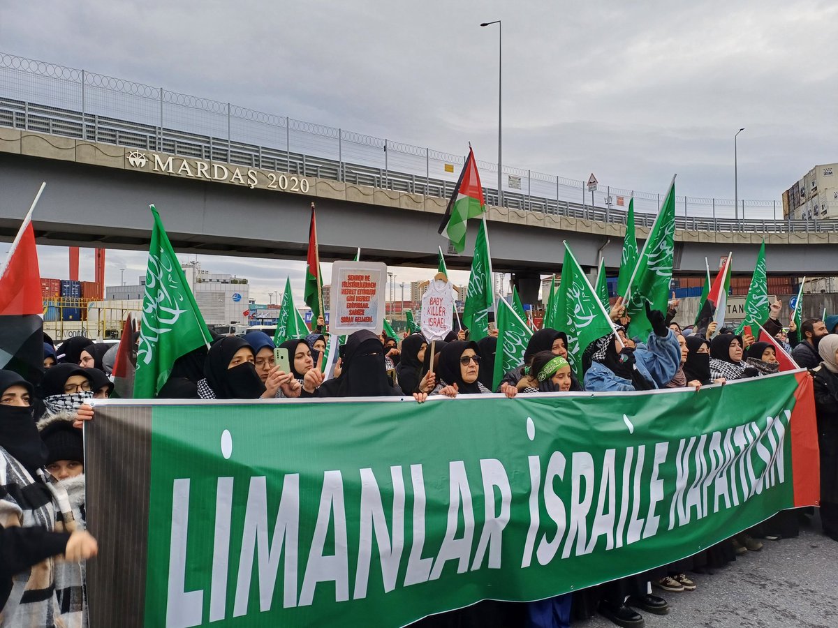 Limanlar İsraile Kapatılsın! 2023 - Kasım. Ambarlı Limanı