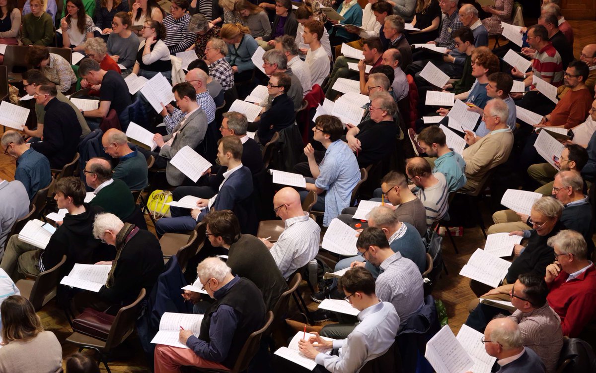 Heads are in the books today with the new @RGBWilliams commission, Cusp, which we premiere with @Philharmonia and Williams himself @Southbankcentre on May 16. Today we're focusing on rhythm and melody before we marry them with @rommismith’s gorgeous text... @davidhconductor