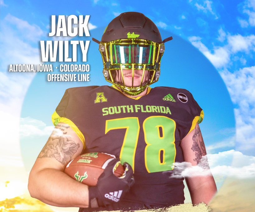 #USF bolsters O-line depth with the commitment of former Colorado guard Jack Wilty. usf.rivals.com/news/usf-adds-…