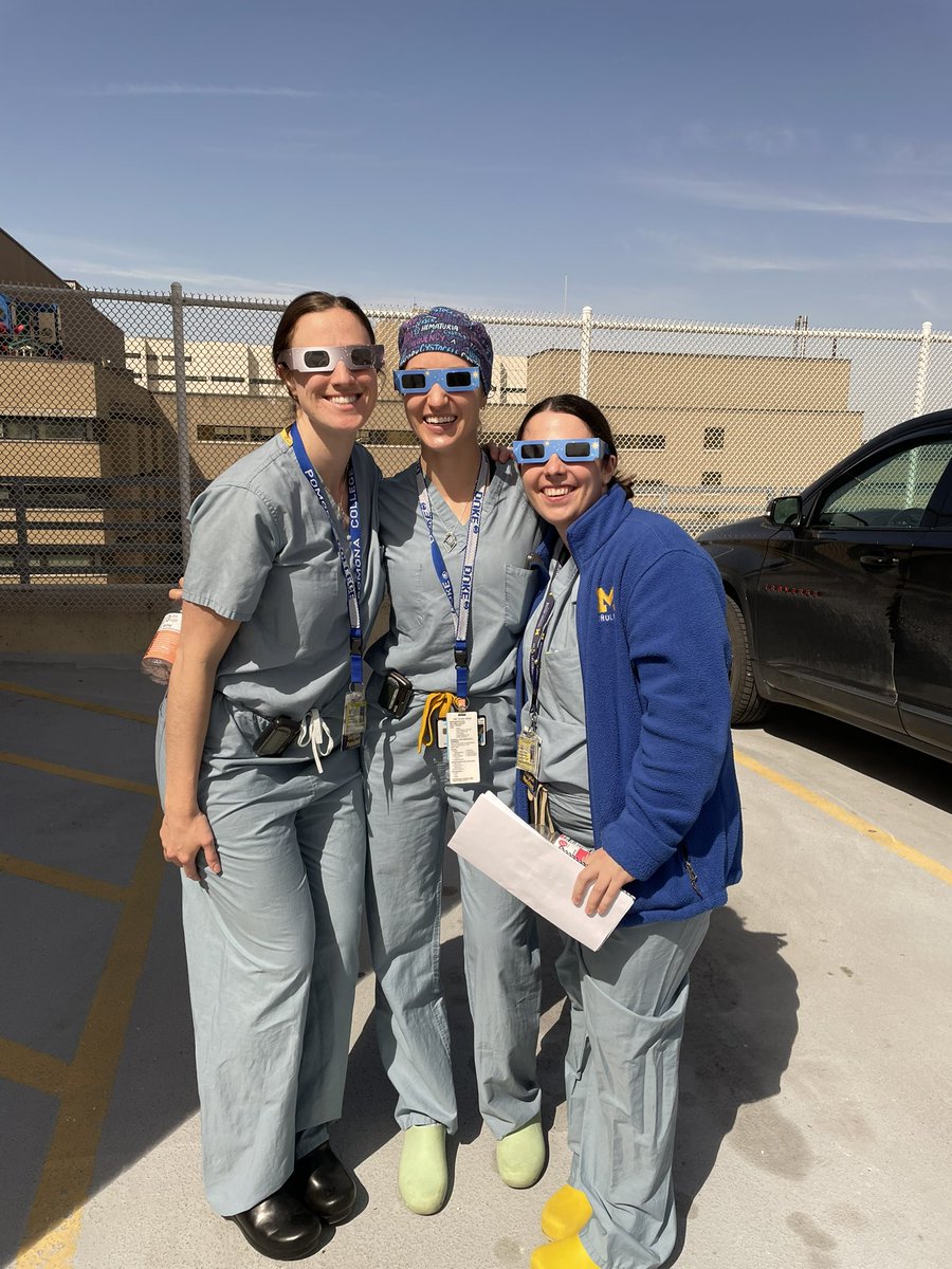 Quick break from clinic duties for the eclipse 😎