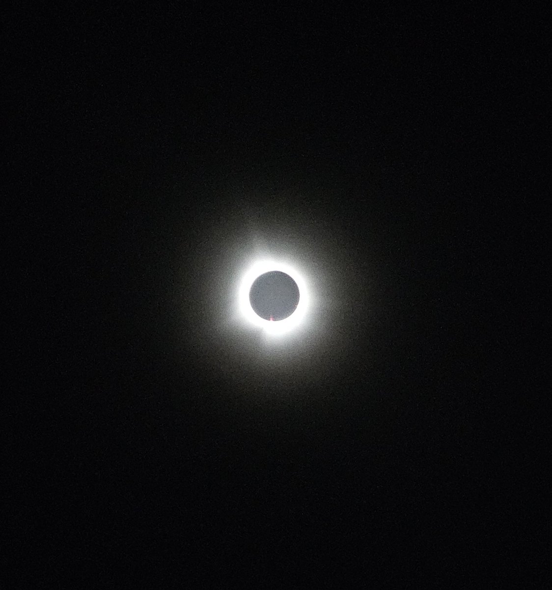 It was as crazy as they said it would be. Eclipse hunting with @venkvis.