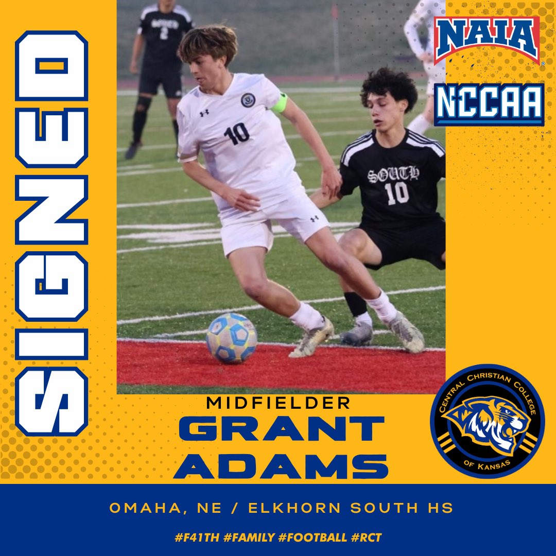 🚨 New Signing Alert 🚨 Welcome to the @grant_adams2 who joins from @eshssoccer. Grant is a tremendous addition to our team and fits perfectly within our culture. We are excited to have him join us! #F41th #Family #Football #RCT