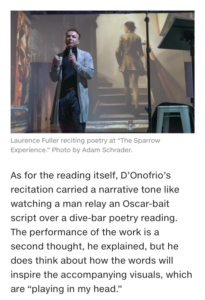 GM ~ love <a href="/artnet/">Artnet</a> coverage of our immersive art &amp; poetry performances last week with my collaborator Vincent D’Onofrio <a href="/vincentdonofrio/">Vincent D'Onofrio</a> &amp; deep dive into our new partnership <a href="/GraphiteMethod/">Graphite Method</a> and recent works “Sparrow” &amp; “Penny” 🥀🔥
news.artnet.com/art-world/vinc…