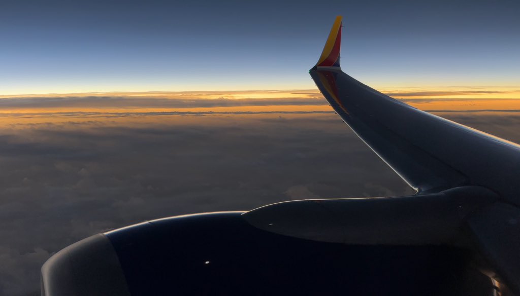 TOTALITY ON WN1721! @SouthwestAir #Eclipse2024