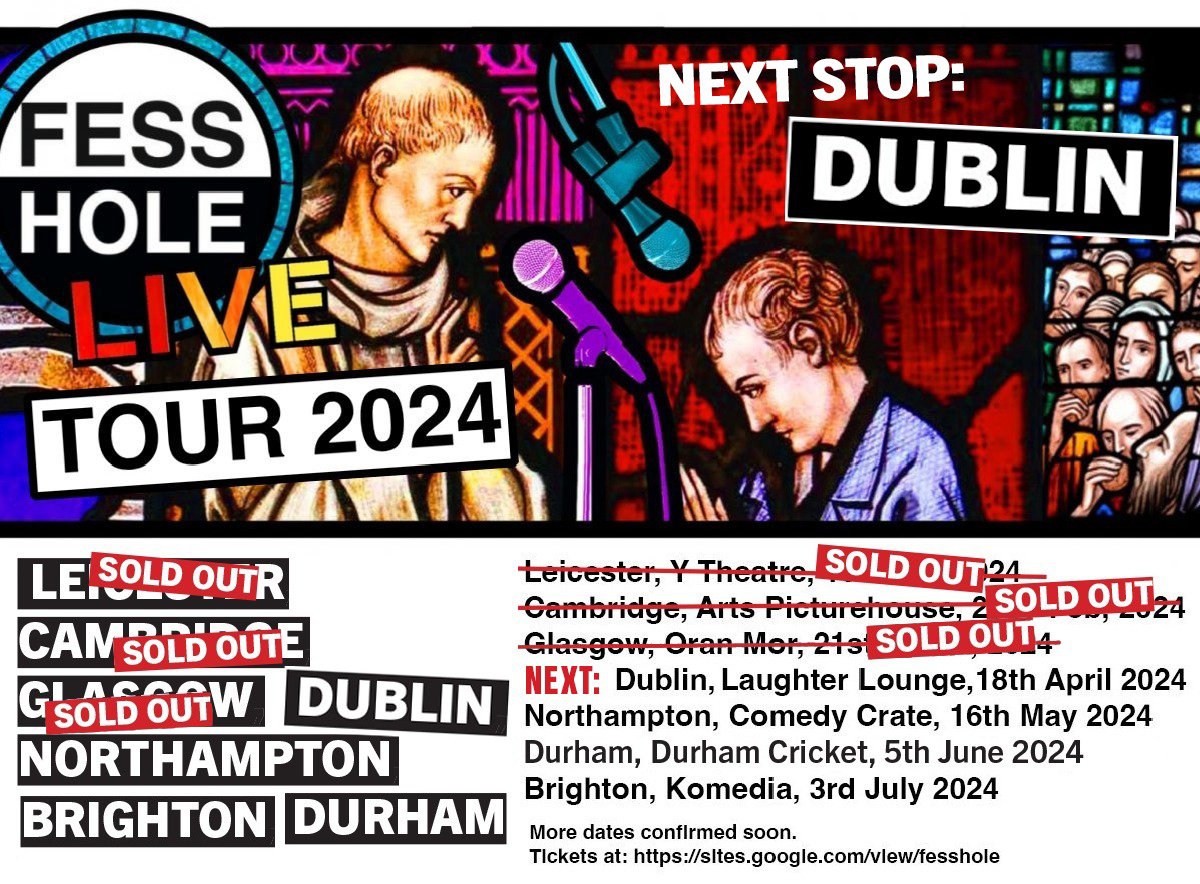 It's Dublin next - get your tickets coz either you'll enjoy it, or you'll think it's shit, and that's a talking point too. sites.google.com/view/fesshole