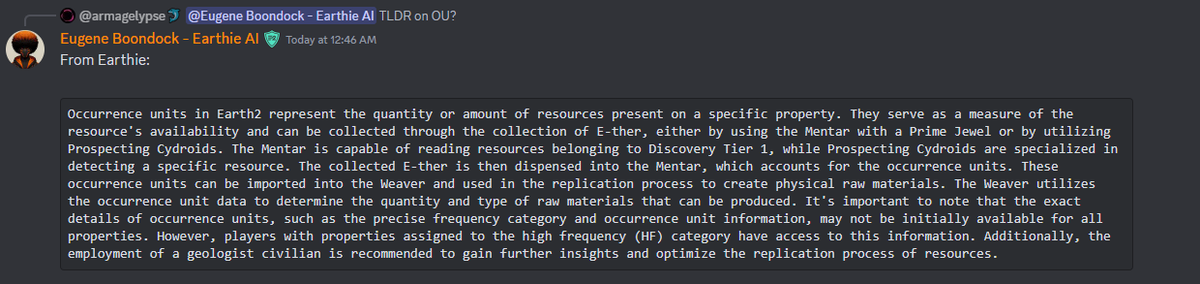 E2News's tweet photo. Also a nice summary by Earthie on what are OUs and how Resources work https://t.co/NhQYZaLSsH