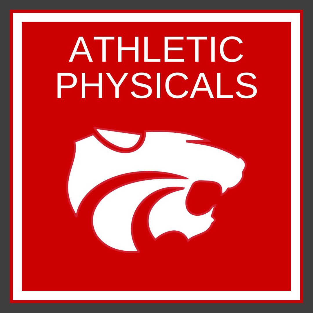 ATTN:  Parent/Guardians of 𝗜𝗡𝗖𝗢𝗠𝗜𝗡𝗚 Grades 7-12 Student-Athletes, Cheerleaders, Band, and Drill Team Pre-participation athletic physicals have been scheduled for Wednesday, April 17th, beginning at 5:00 pm. More Info >> trst.in/nrb9nl