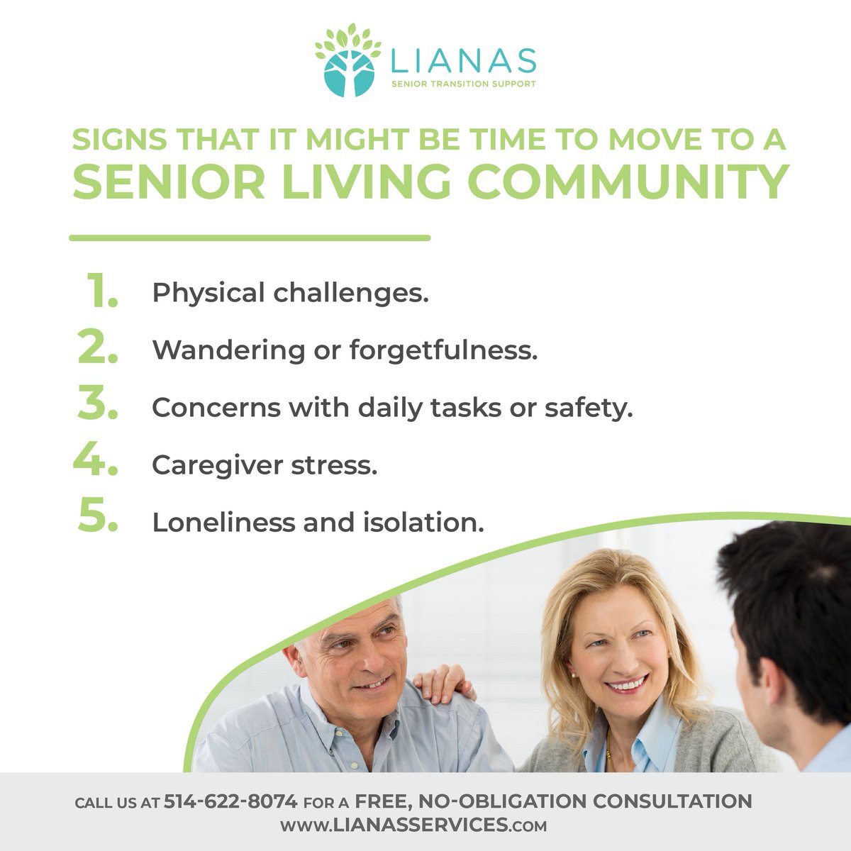 Signs that it might be time to move to a senior living community #helpingmomsanddads #seniorsupport #seniorcare #eldercare #seniorliving