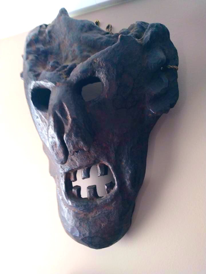 Ancient Himalaya  mask.
Rakshasa reptilian 
Exactly like my profile pic