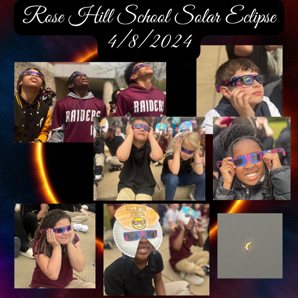 RoseHillRaiders's tweet image. Raiders had a ball watching the eclipse! 🌕 🌞 #STEMpossible @TiffanyGreen08 @JMCSchools @JMCSSInnovation @suptking