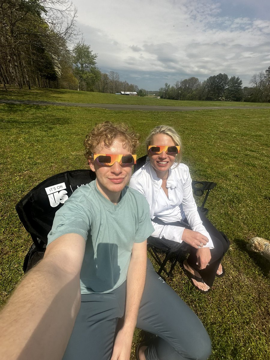 I am this woman’s sun and moon and stars, so naturally I am watching the eclipse with her