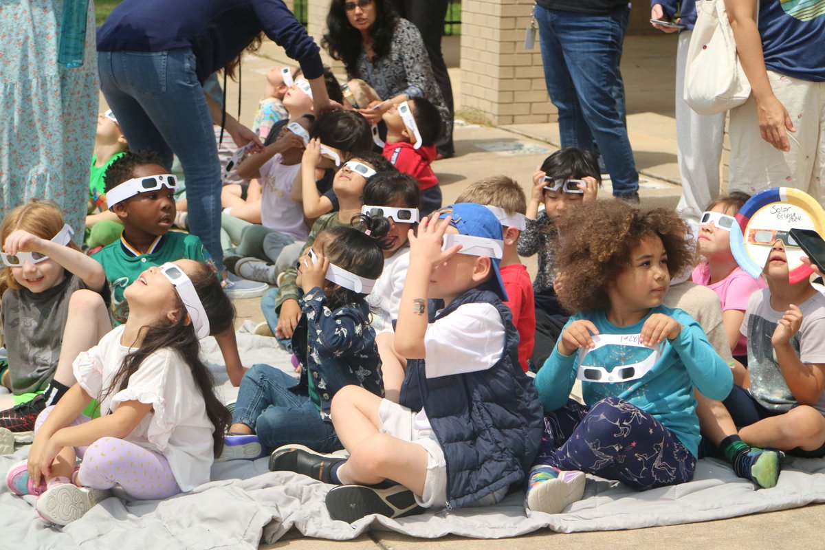 TOTAL ECLIPSE OF ROUND ROCK ISD: Because Central Texas was in the path of totality, students across our District got to enjoy the magic of the eclipse this afternoon! 🌘✨ It was an exciting opportunity for our entire Round Rock ISD community! 😎👍