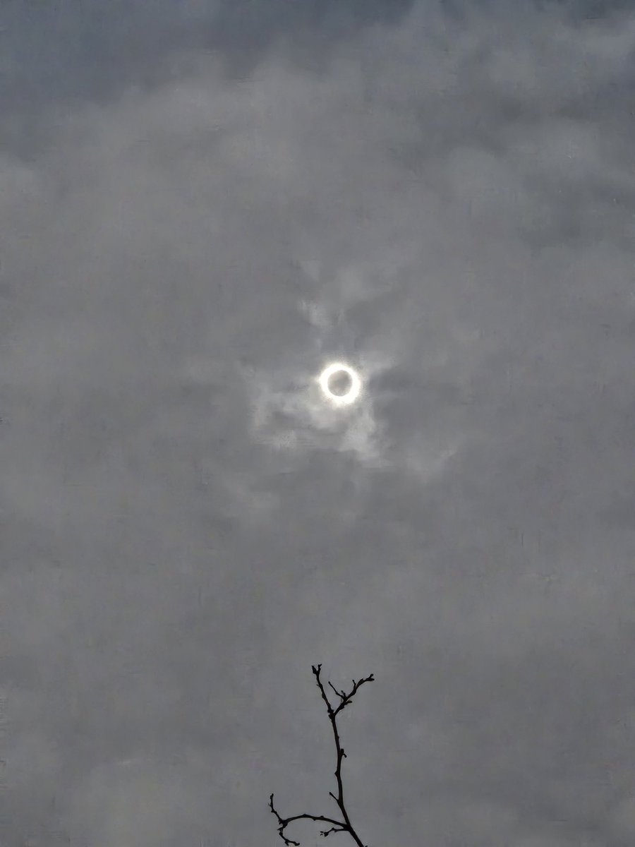 From the #PathOfTotality in Erie, PA #Eclipse2024 #lovemycity