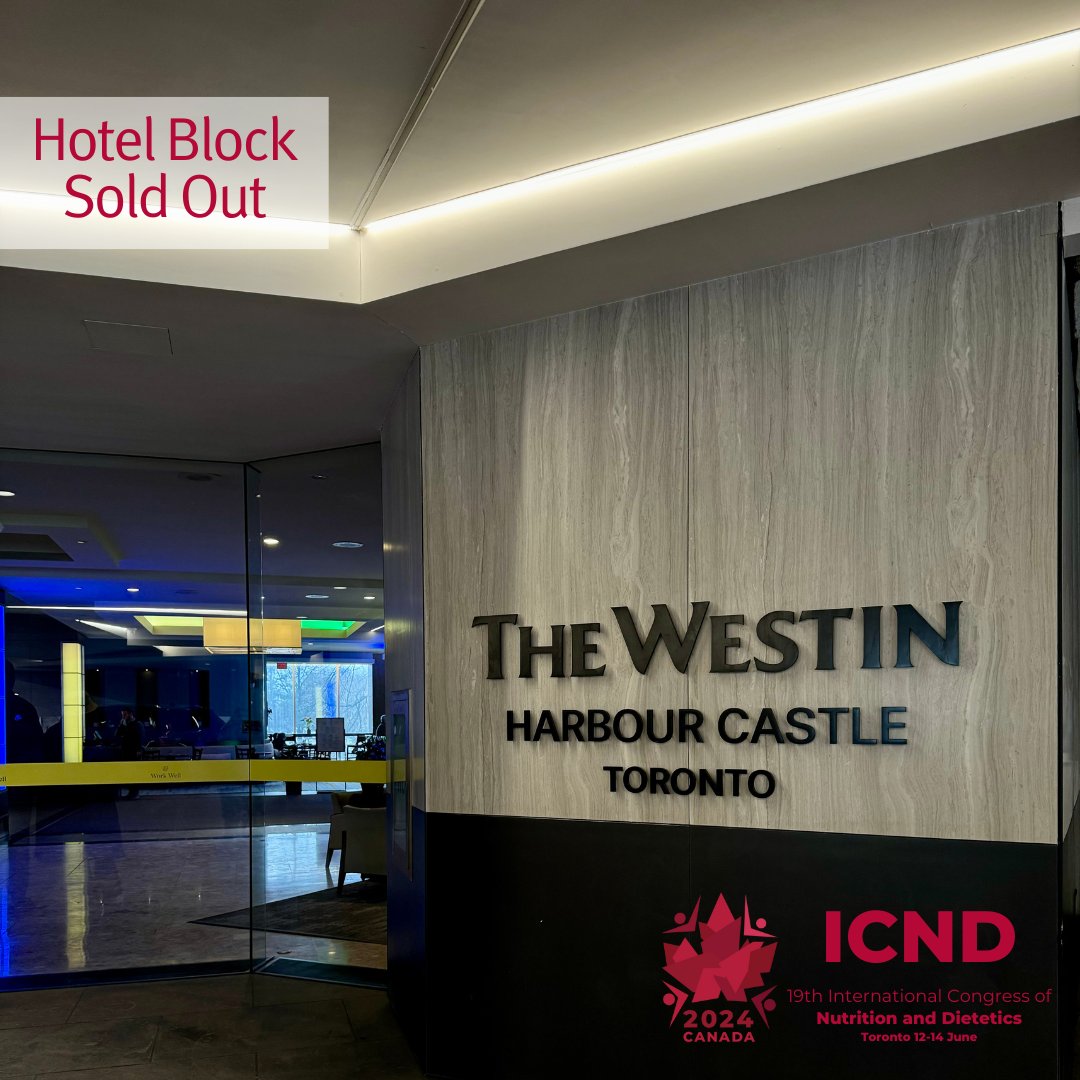 The Westin Harbour Castle is now sold out! The Chelsea Hotel has a hotel block for ICND2024 and offers the same level of comfort during your time at ICND2024. Register and book now through a link in your registration confirmation email! Register now: icnd2024.ca/registration/