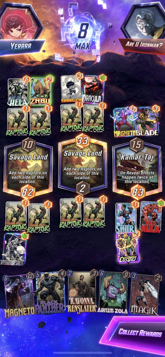 GodOrPass's tweet image. Had a blast with Kamar Taj. #Marvelsnap