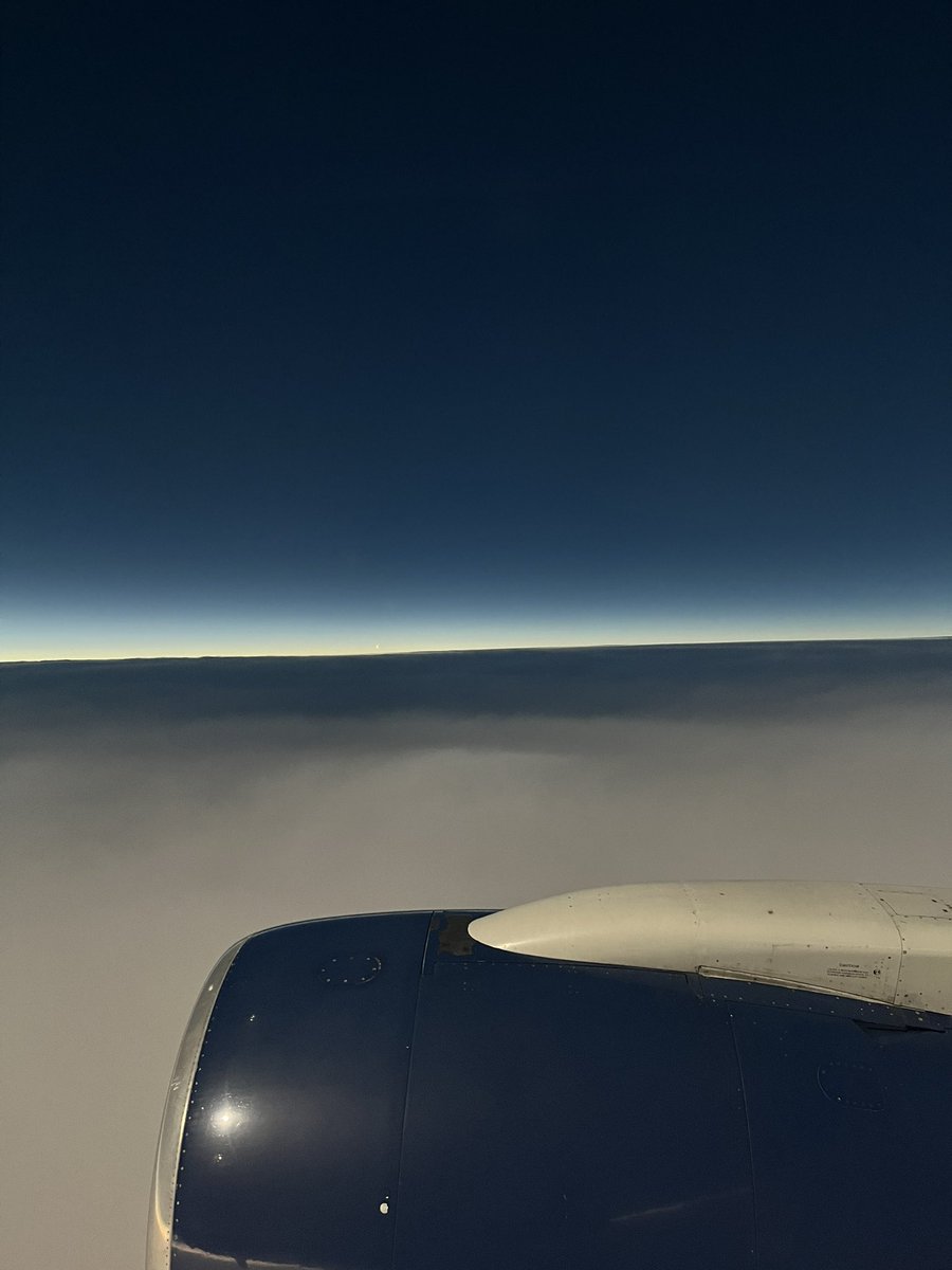 Eclipse seen from the plane! #totality #TotalEclipse