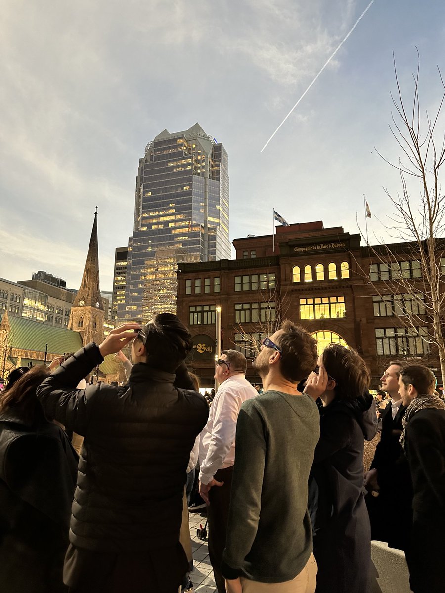 Vraiment impressionnant #Montreal #Quebec #Canada #eclipse