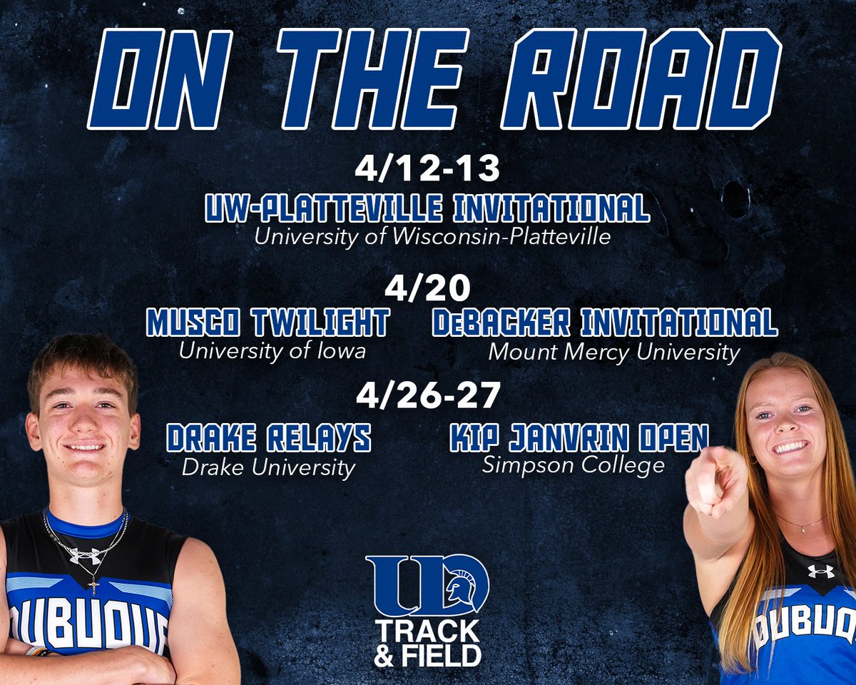 🎵 On the road again 🚌 We have some road trips for our next three weeks of competition before we host again. The whole squad will be at UW-Platteville this weekend before splitting up the next two weeks. #UDspartansTF