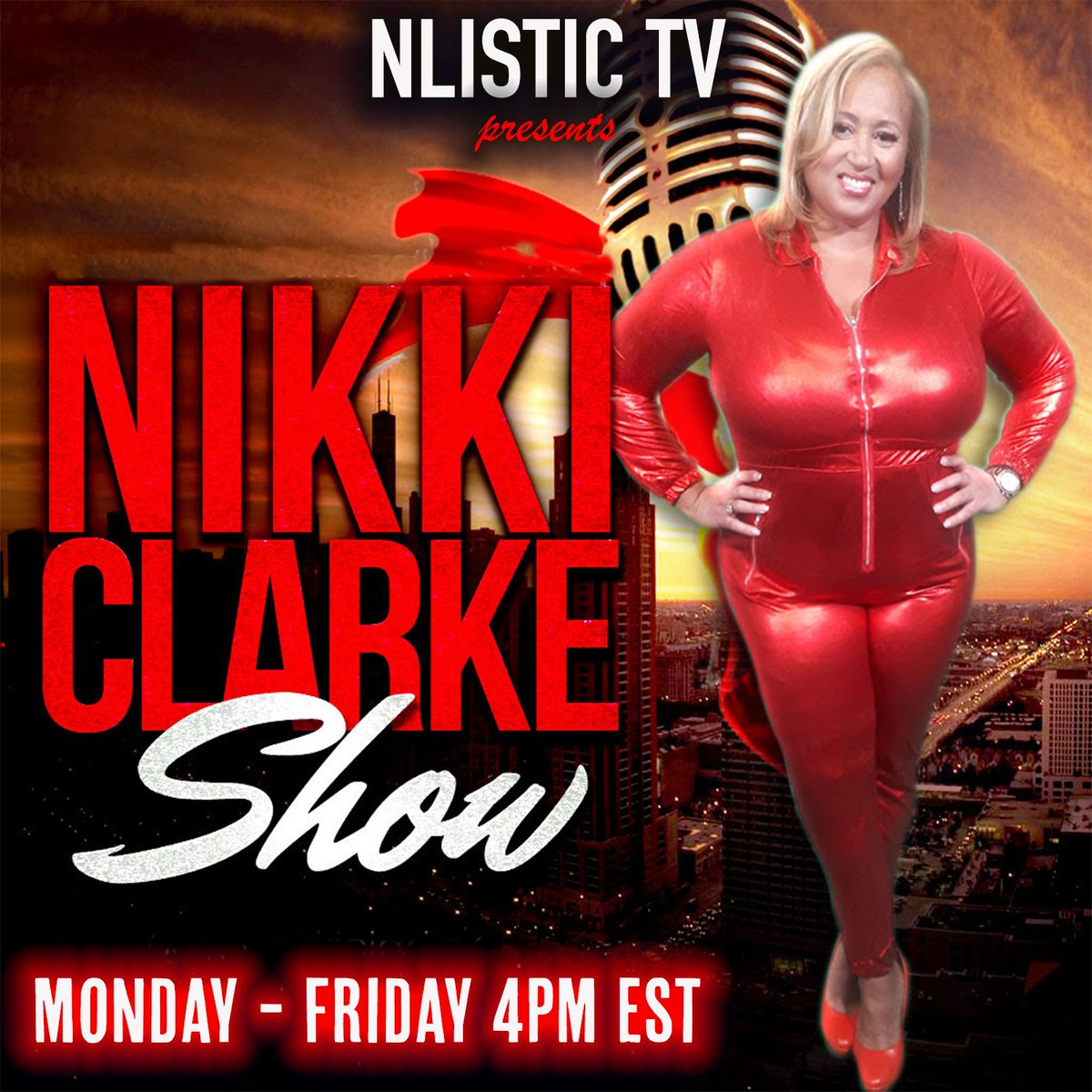 Check out Nikki Clarke Show Monday-Friday at 4pm on Nlistic TV
nlisticmedia.com/1287iframe-tit…...
#nlistictv #thenikkiclarkeshow #internettelevision #internettv #tv