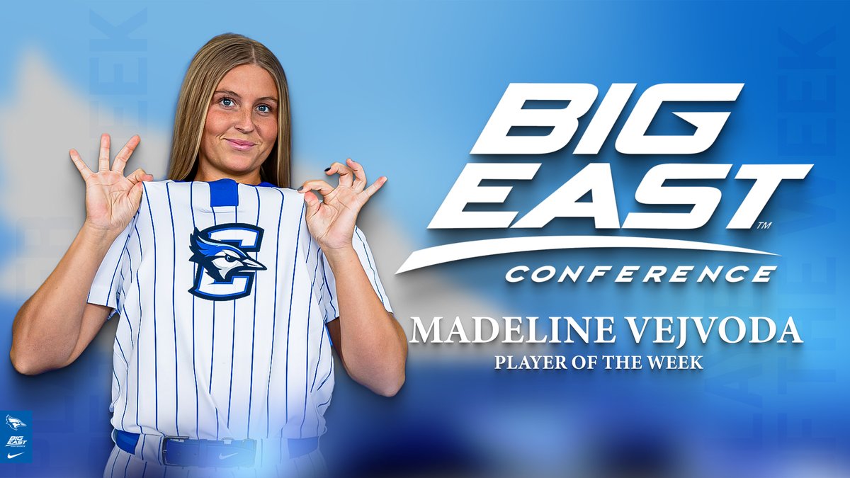 MADELINE VEJVODA is your BIG EAST Player of the Week!! 👏👏

#GoJays x <a href="/madelinevejvoda/">madeline</a> x tinyurl.com/yn8fsc63
