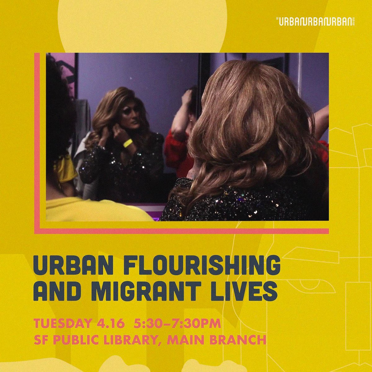 🏡 Check out the #SFUrbanFilmFest Urban Flourishing and Migrant Lives Film Screening and Panel Discussion on 4/16 at 5:30-7:30p @sfpubliclibrary Main Branch Koret Auditorium. 🎟️ Check out the full line up, panelists, and get your tickets at sfurbanfilmfest.com/2024