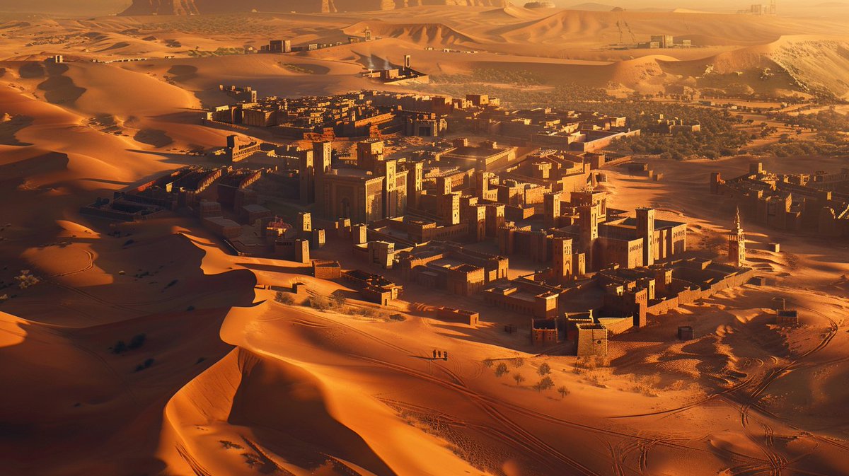 “Desert Dreamscape: Where Tradition Meets Tomorrow”🏜️✨

#DesertGem #InnovationOasis #SandsOfTime #FutureForward