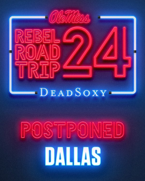 🚨 𝗗𝗔𝗟𝗟𝗔𝗦 POSTPONED! Due to severe weather the Dallas #RRT24 stop originally scheduled for tonight is postponed. More info coming 🔜!