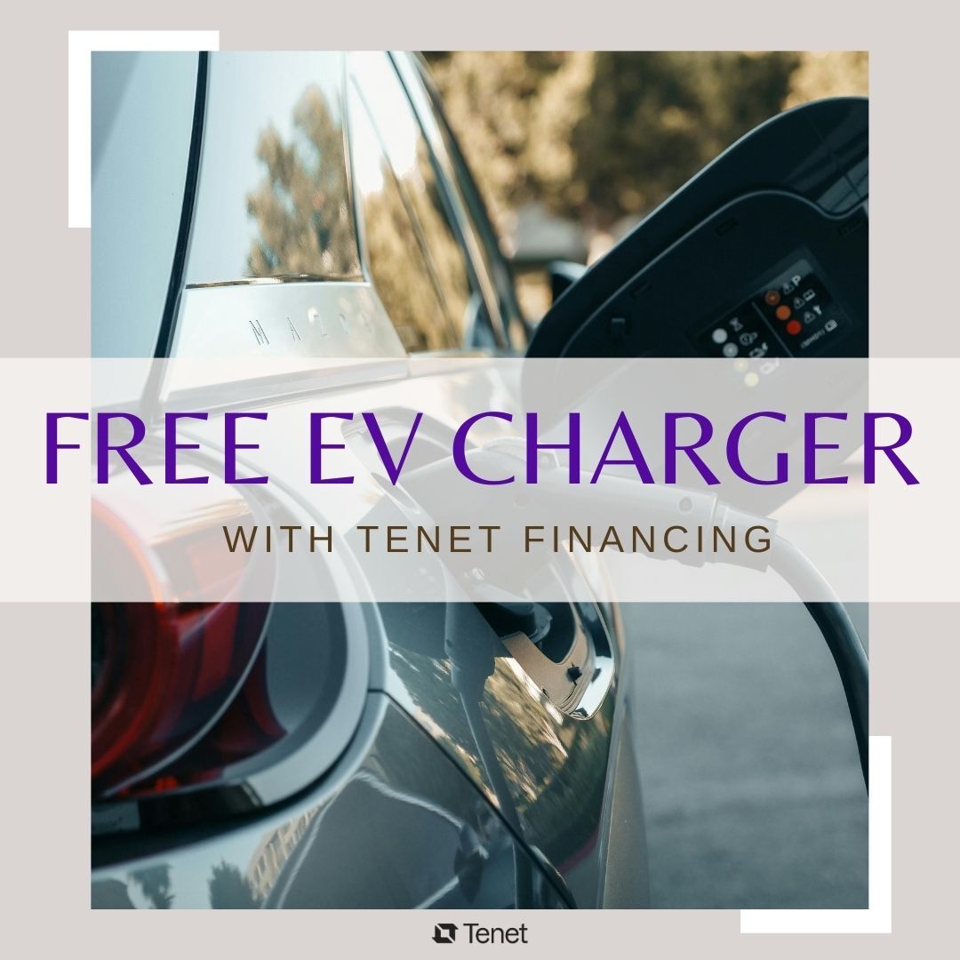 Did you say free? YES WE DID. Finance with us and get a FREE Emporia charger. Save $$$s. It's simple - secure your loan with Tenet and select your (FREE) charger plus installation when you apply. That's EV financing you can count on. #ElectricVehicles #EVFinancing #FreeCharger