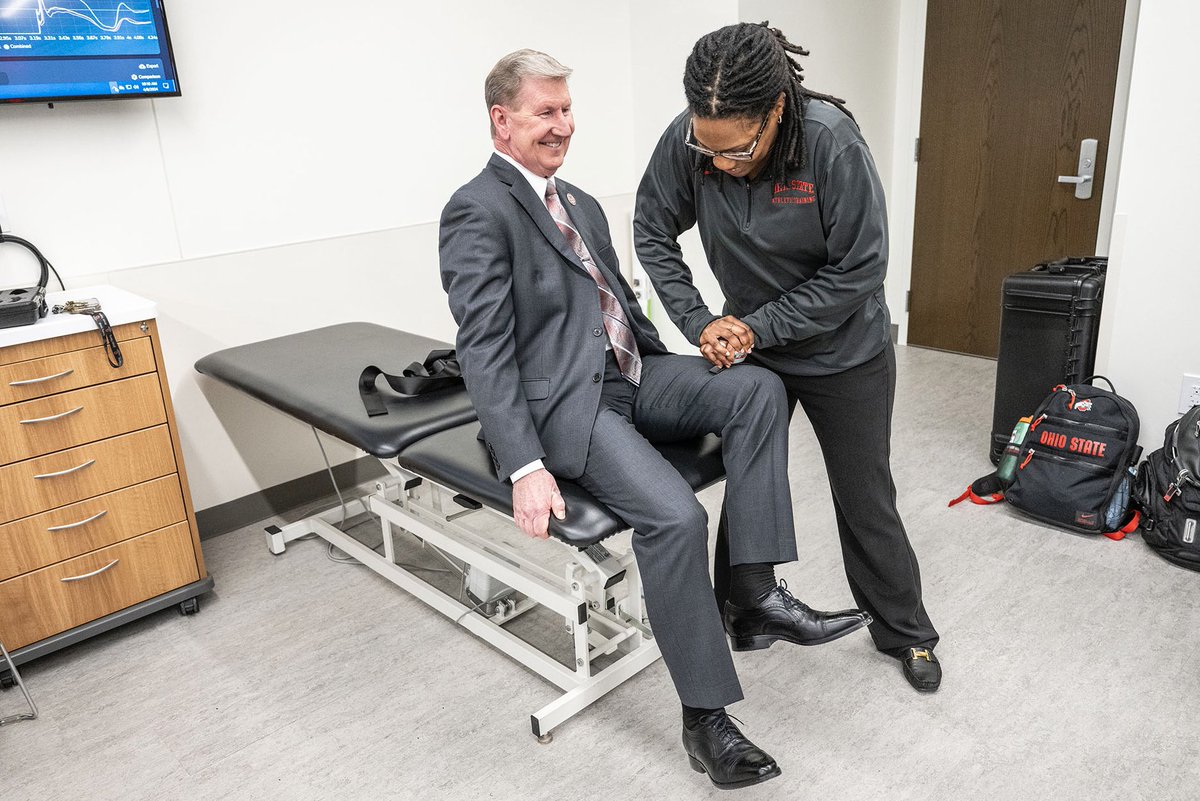 Throughout April, I'll visit each @OhioState college to learn more about the amazing opportunities for students and faculty. At @OhioStateMed we visited several impressive facilities, including the Athletic Training Lab and Dorothy M. Davis Heart and Lung Research Institute. The…