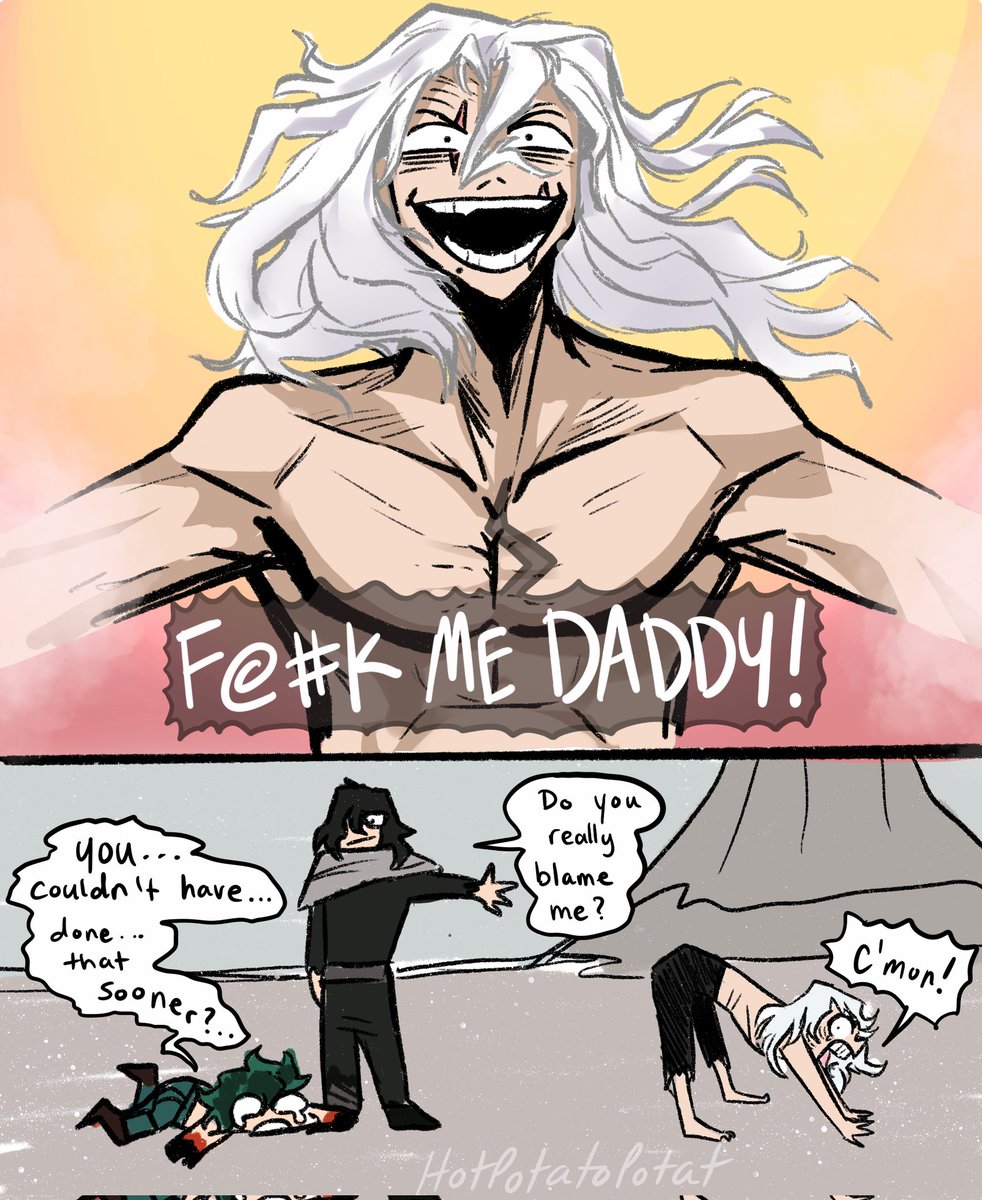 Aizawa arrives just in time to save Tomura Shigaraki with his