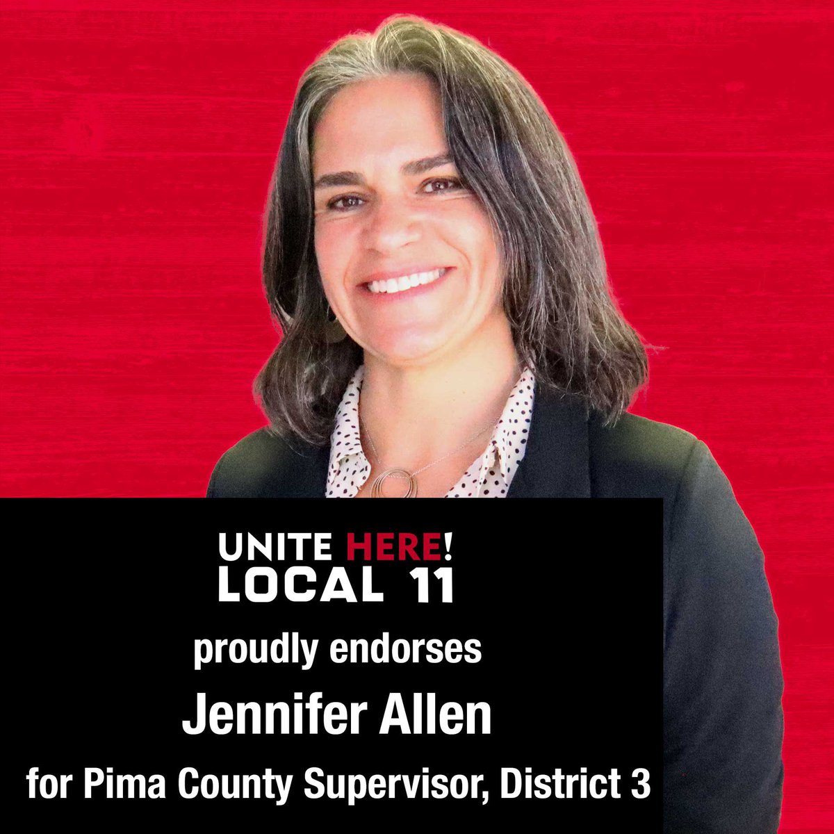 We proudly endorse Jennifer Allen for Pima County Board of Supervisors, District 3! @jenallen_az #pimacounty