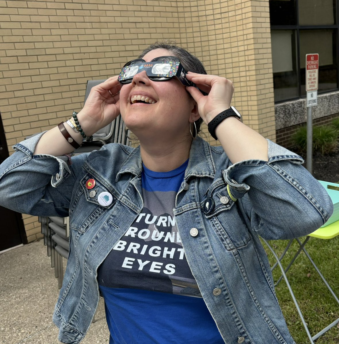 I love my job, but sometimes a particular program reminds me of how much I LOVE my job. Today was one of those days. #SolarEclipse2024 #turnaroundbrighteyes #librariesrock #sciencerules