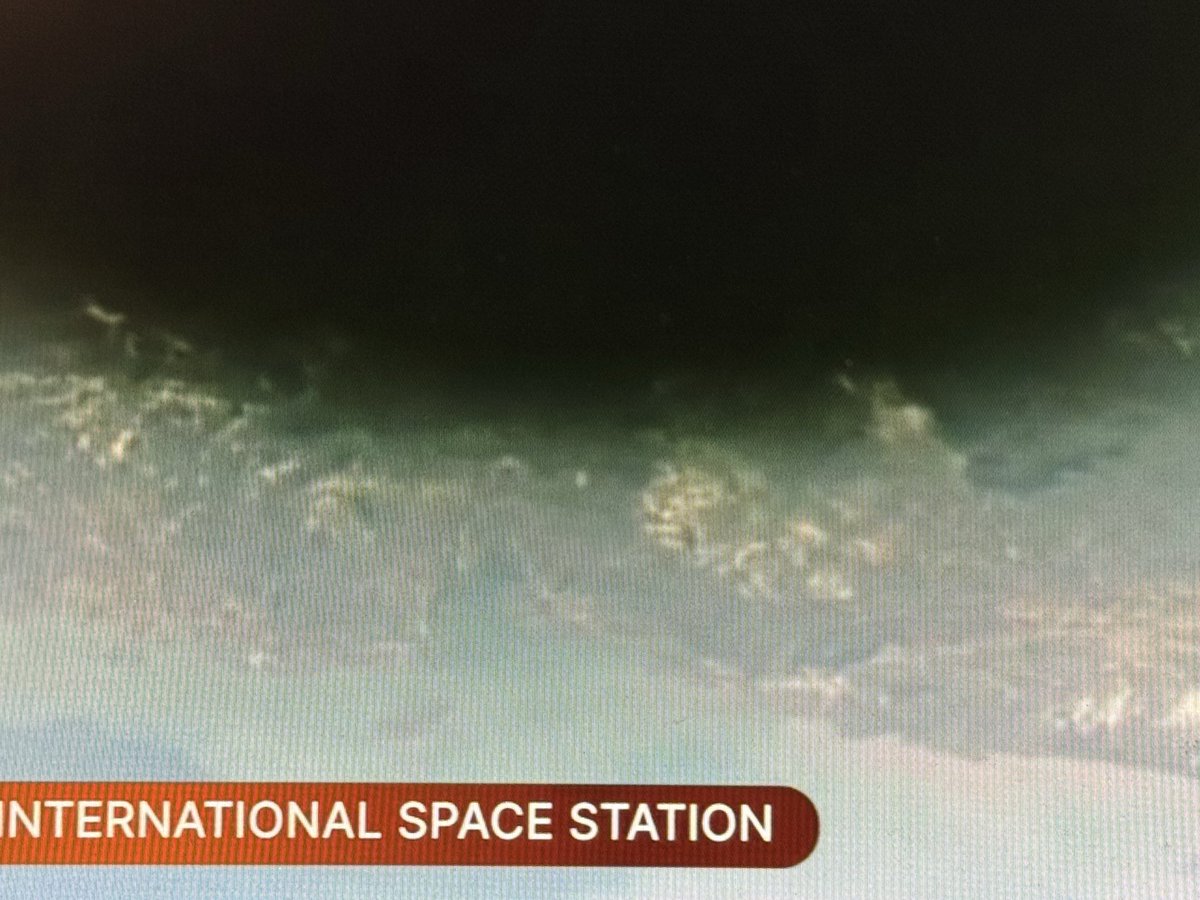 ISS feed of the total eclipse looks like an ominous washout of humanity! #Eclipse2024 #EclipseSolar2024 #NASA #Science