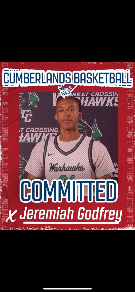 I would like to announce that I am committed to play basketball 🏀 and further my education at The University of the Cumberlands! I would like to thank @MattD_42 and @BuzzBucket3 for the opportunity! I would also like to thank all of my coaches, family, and friends who have