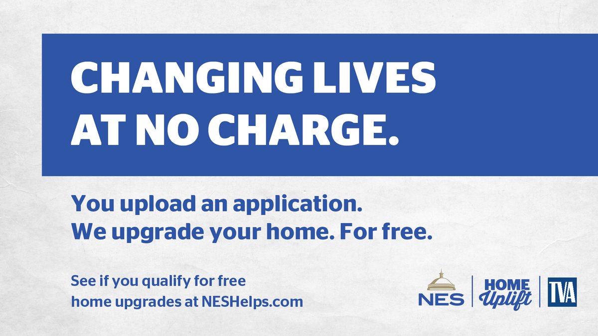Join us if you need assistance completing your Home Uplift application. Stop by NES (1214 Church St) this Thursday between 12-5 pm for help applying for a free home energy upgrade. Visit bit.ly/3v6HSwY to see if you qualify.