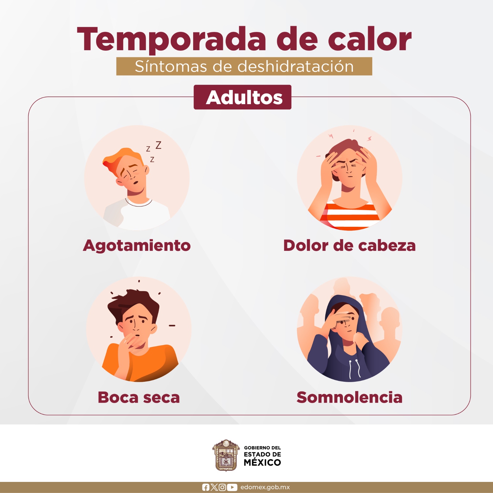 Síntomas de la deshidratación