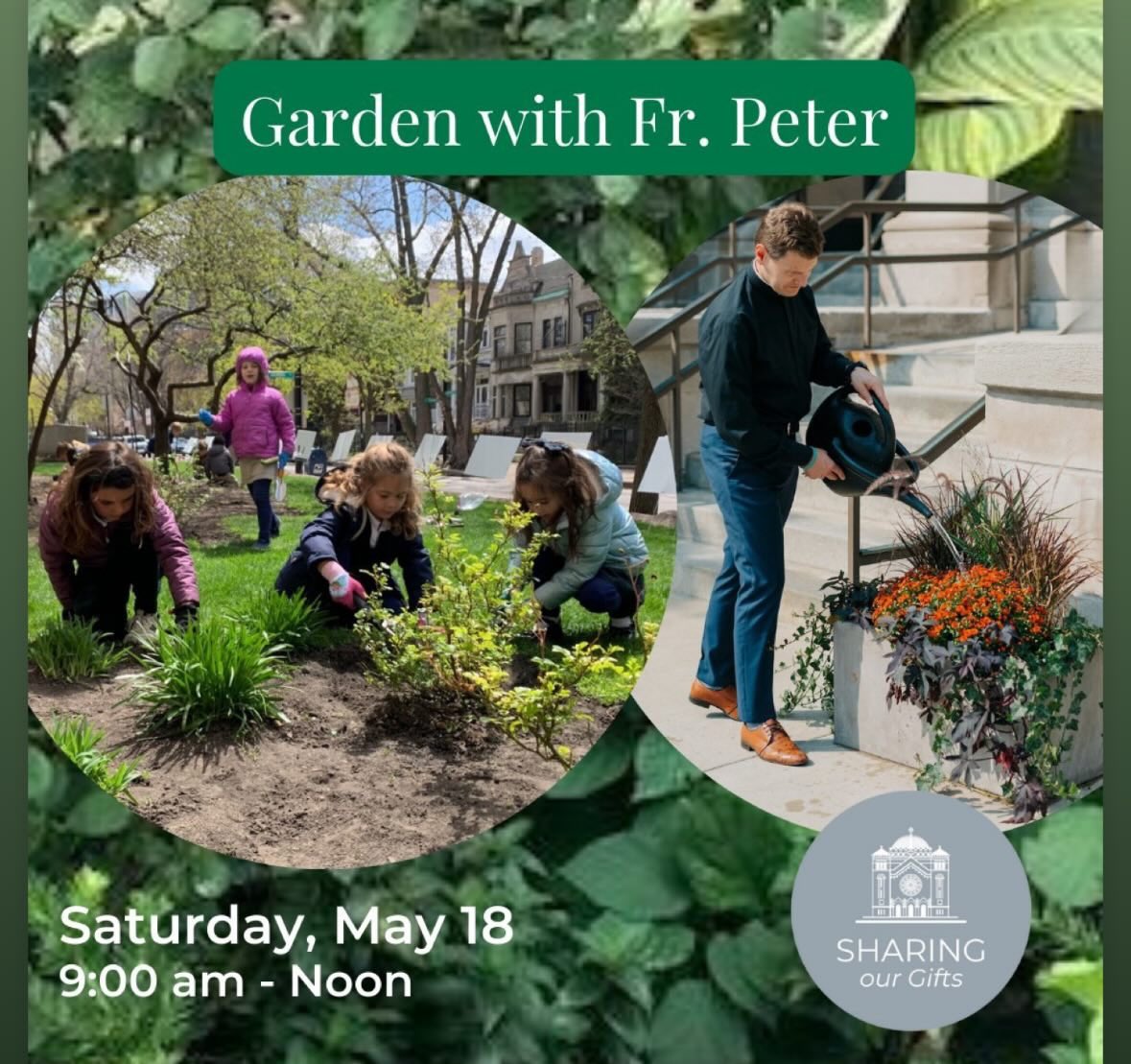 I hope you can join me for our annual planting party @StClement! Visit clement.org to register and join the fun!